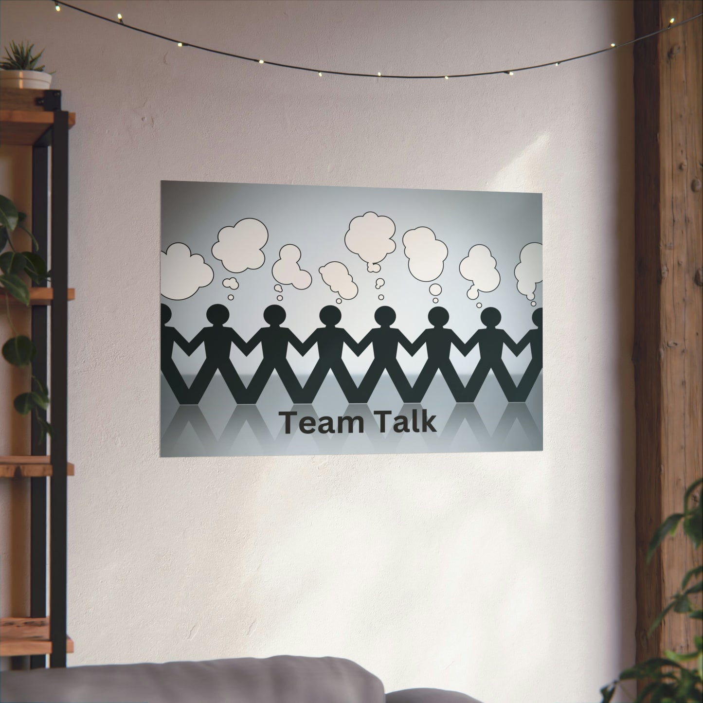 Human Resources HR Motivational Poster | Team Talk | Boost Productivity | Positive Workplace Culture | Matt Finish