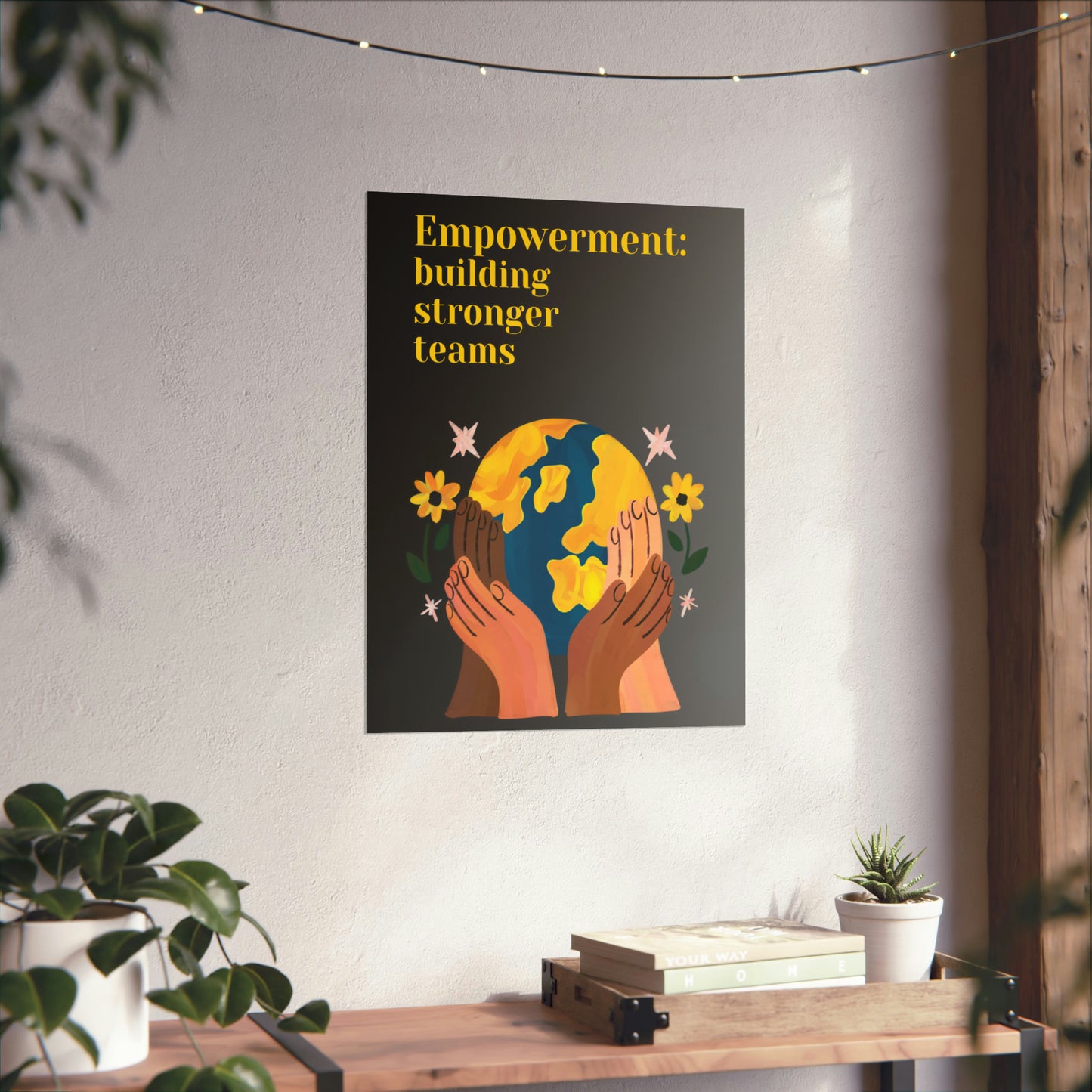 Human Resources HR Motivational Poster | Team Building | Boost Productivity | Positive Workplace Culture | Matt Finish Employee Poster