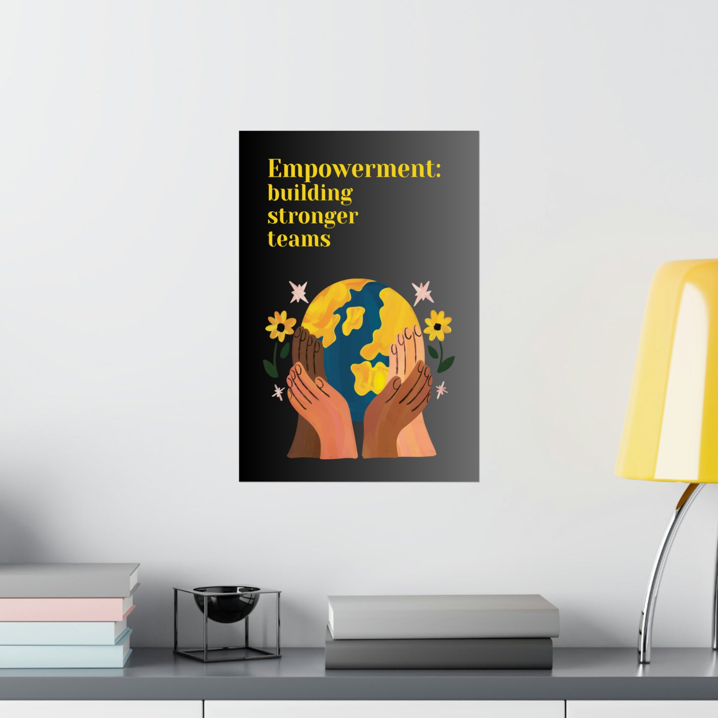 Human Resources HR Motivational Poster | Team Building | Boost Productivity | Positive Workplace Culture | Matt Finish Employee Poster