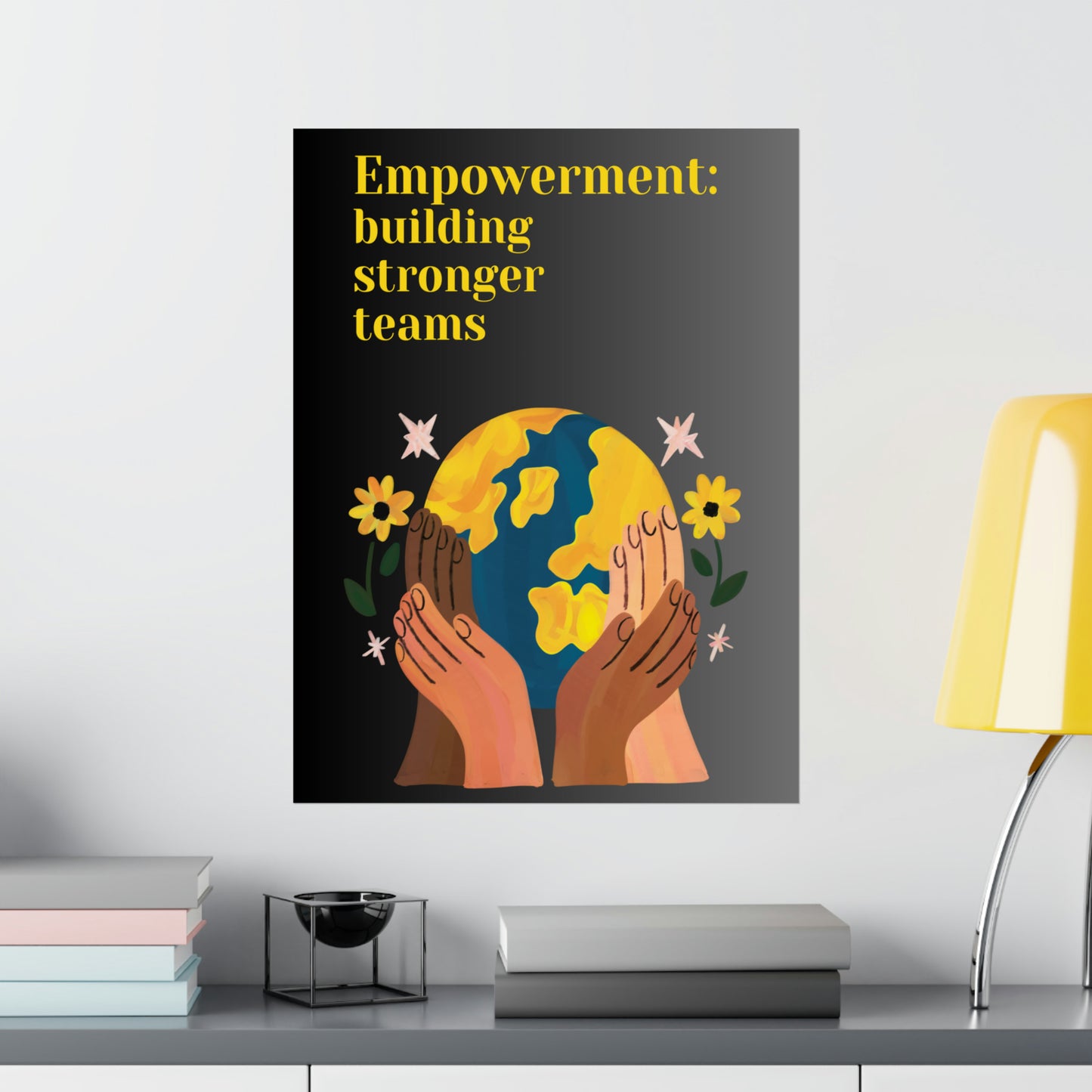 Human Resources HR Motivational Poster | Team Building | Boost Productivity | Positive Workplace Culture | Matt Finish Employee Poster