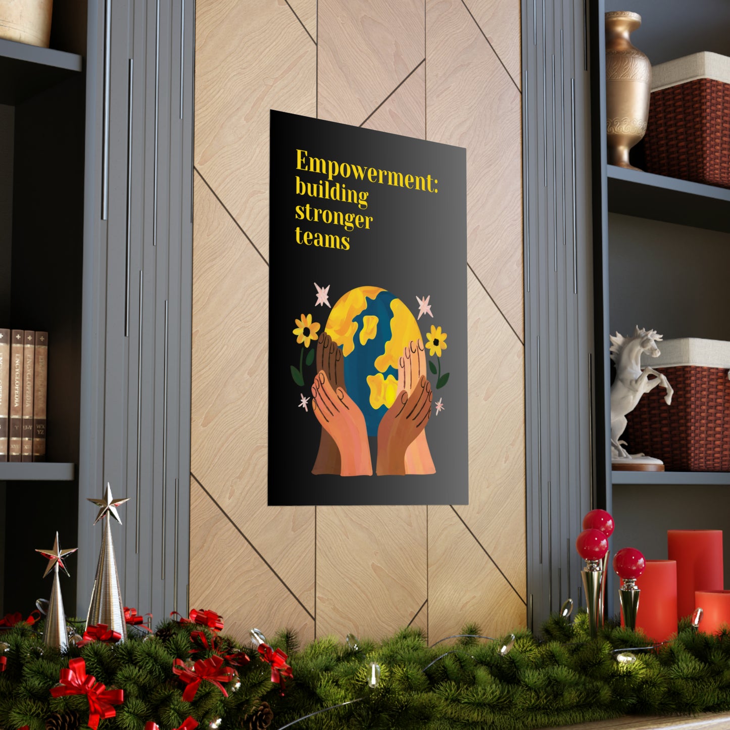 Human Resources HR Motivational Poster | Team Building | Boost Productivity | Positive Workplace Culture | Matt Finish Employee Poster