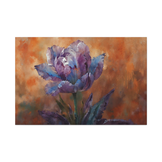 Contemporary Tulip Canvas Print | Artistic Floral Wall Art | Nature Decor - Vibrant and Alluring Tulip Wall Art - Popular Sizes, Perfect for Any Room