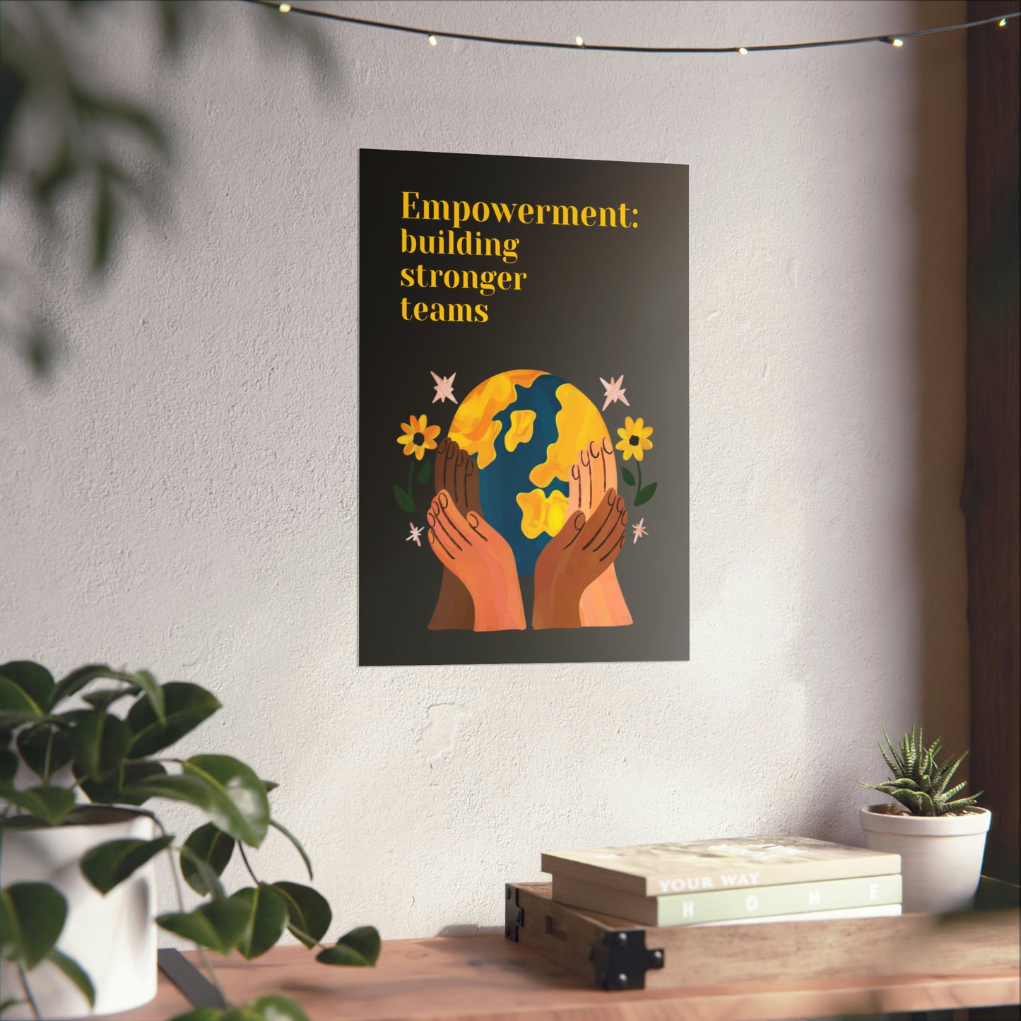 Human Resources HR Motivational Poster | Team Building | Boost Productivity | Positive Workplace Culture | Matt Finish Employee Poster