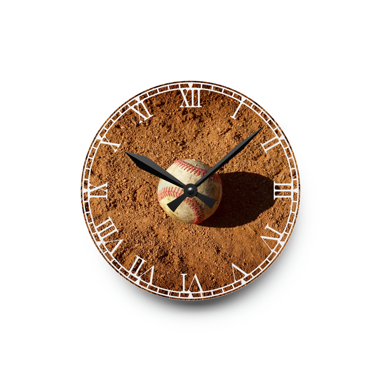 Time for the Diamond: Baseball-Inspired Clock with Sporty Art, Baseball Design, Timekeeping for Baseball Fans, and Athlete's Essential