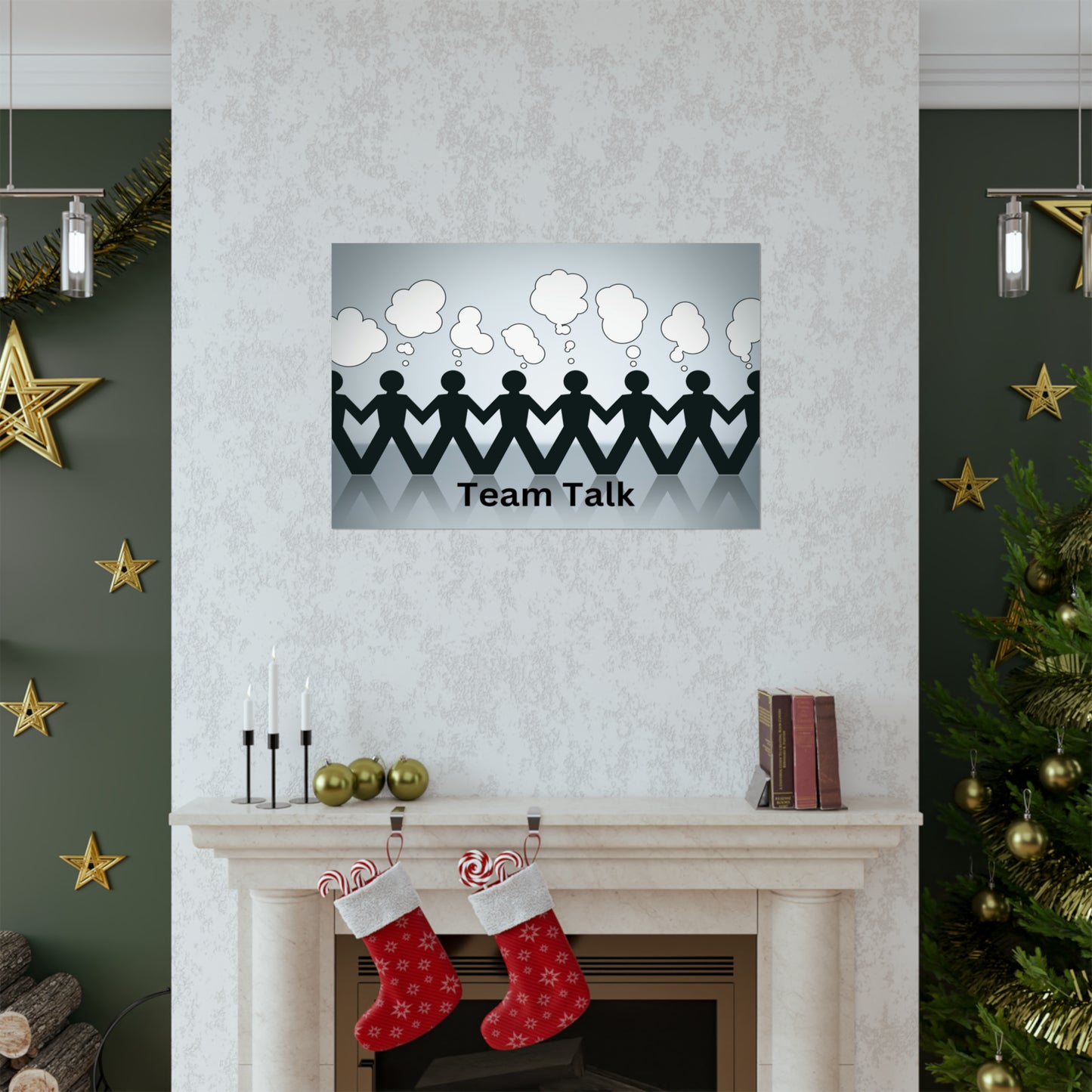 Human Resources HR Motivational Poster | Team Talk | Boost Productivity | Positive Workplace Culture | Matt Finish