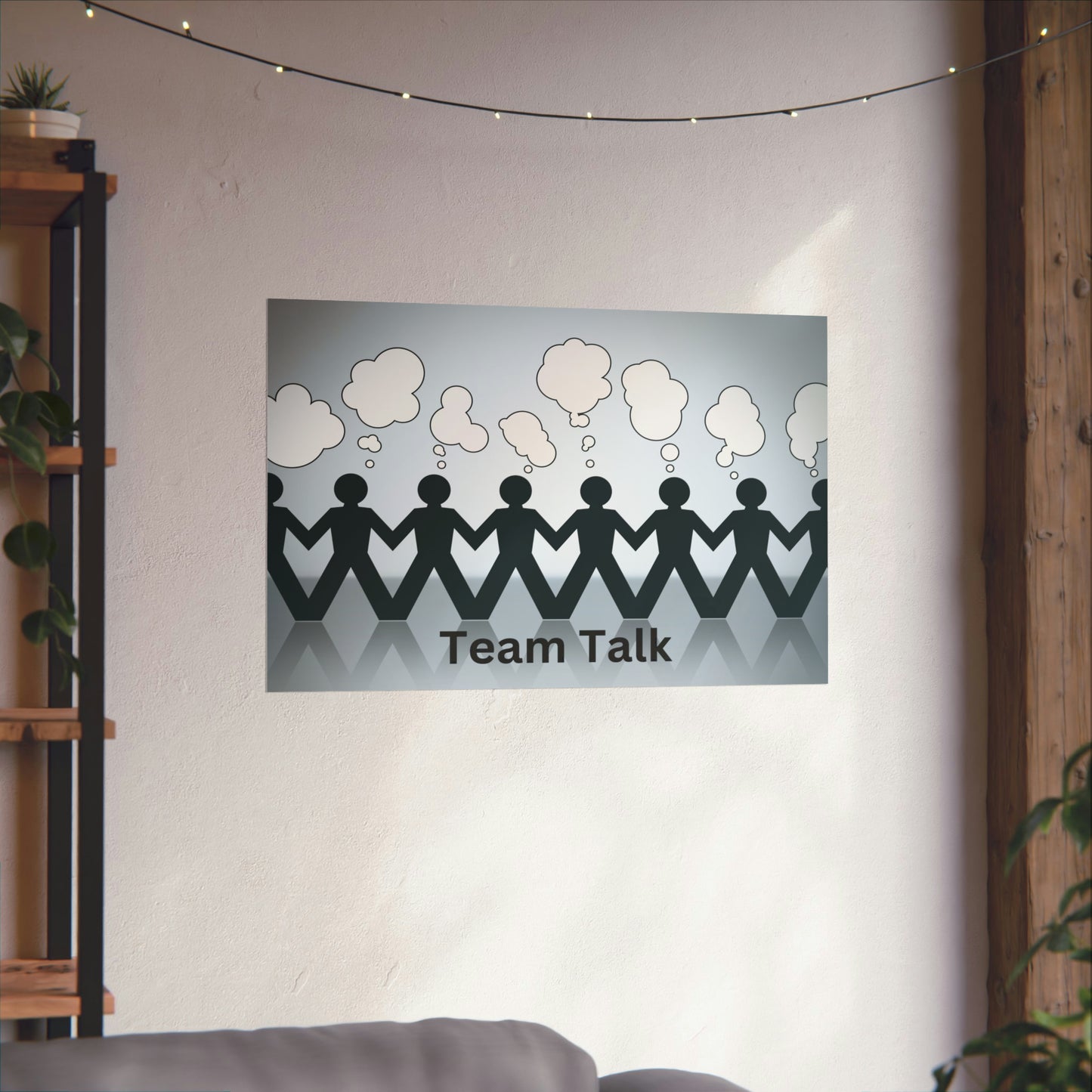 Human Resources HR Motivational Poster | Team Talk | Boost Productivity | Positive Workplace Culture | Matt Finish